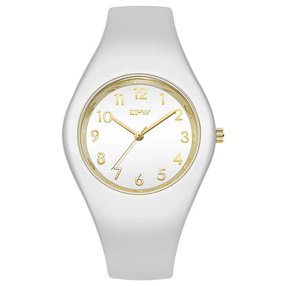 TPW Full Size 40mm Quartz Watch For Women Rubber Strap Skin Friendly Silicone watch