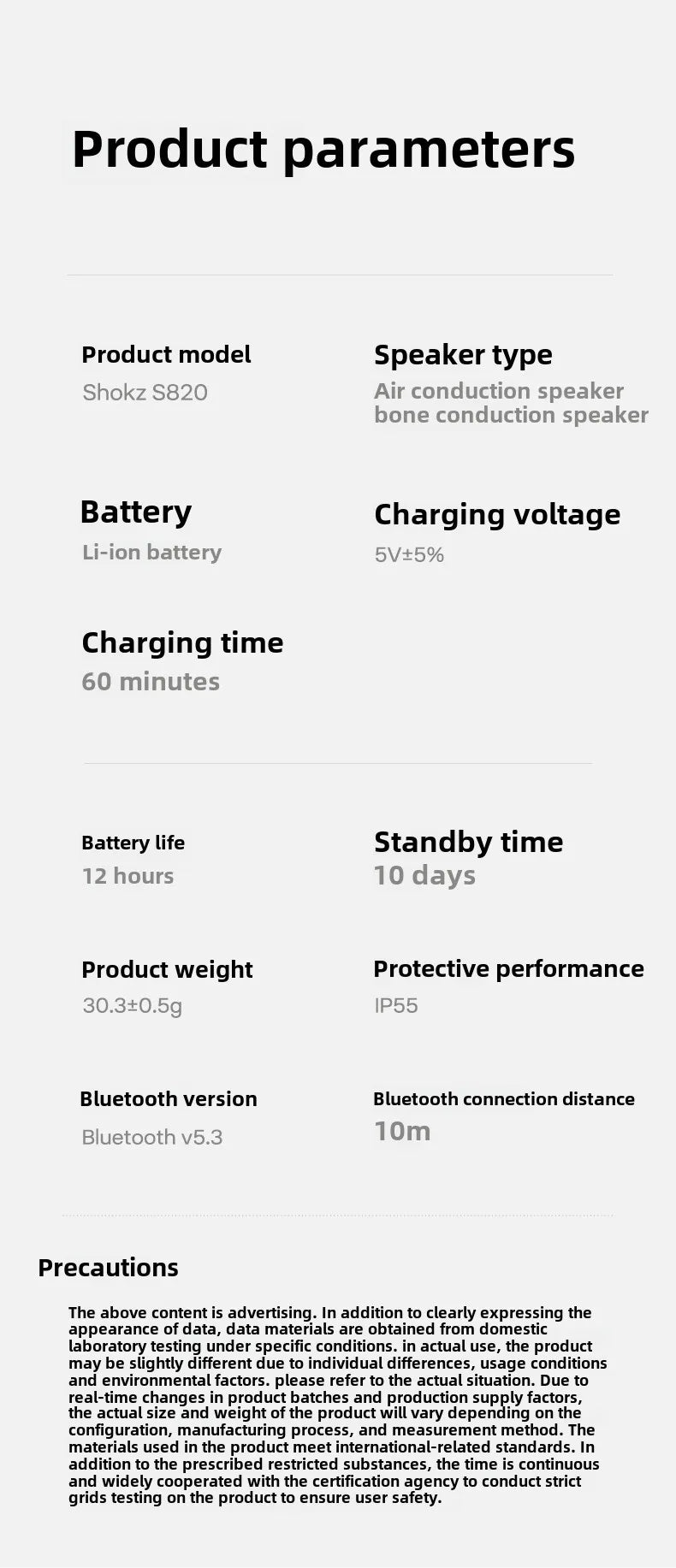 Original SHOKZ OpenRun Pro 2 S820 Bluetooth Earphones IP55 Waterproof Bone Conduction Headphones Music Sports Wireless Earbuds