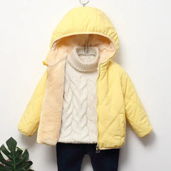 Baby Kids Coats Winter Thicken Jackets For Boys Warm Plush Outerwear