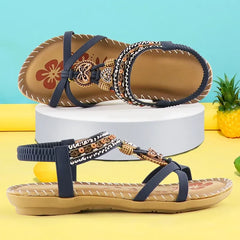 Women Summer Sandals Wedges Shoes Ladies Rome Sandals Butterfly-knot