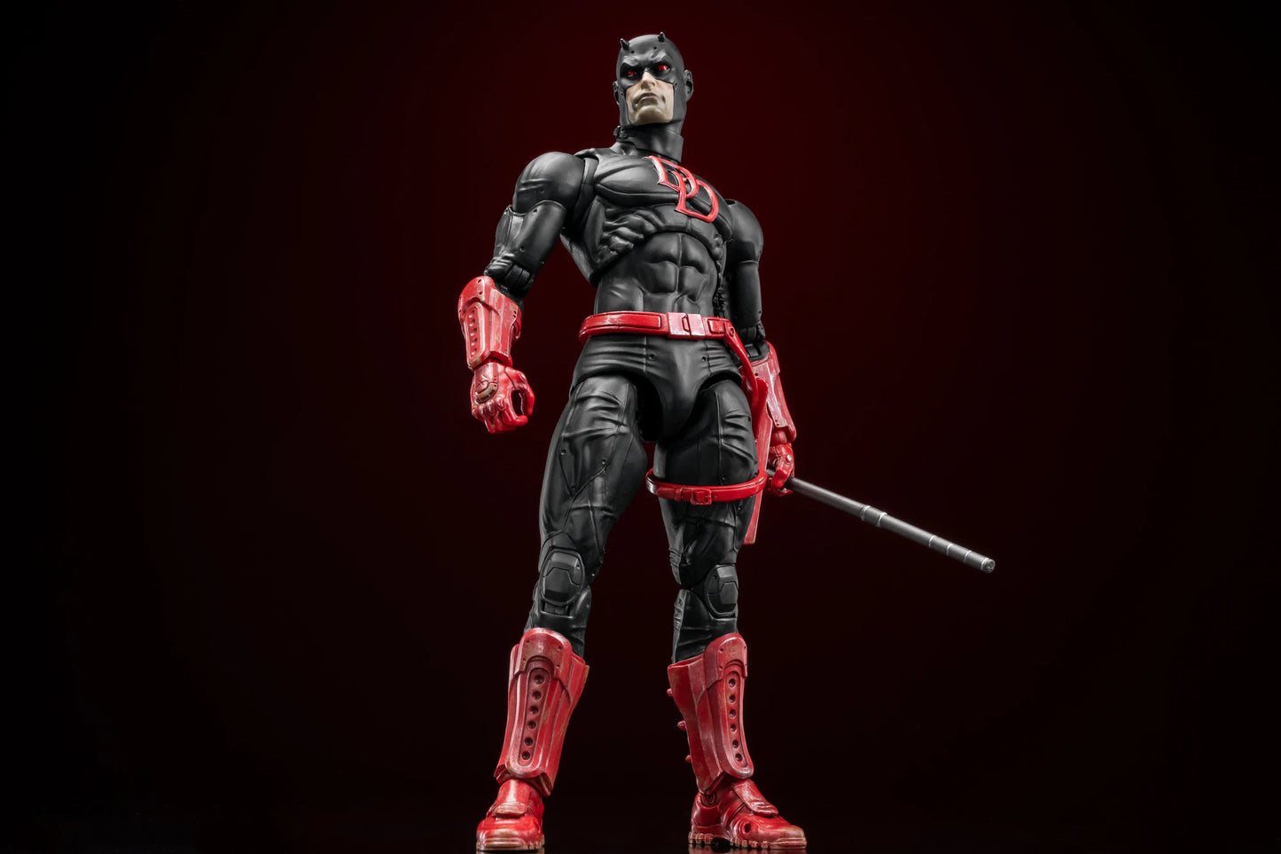 In Stock - FlefToys Marvel Daredevil Classic Red Shadowland Reborn Black 8" Action Figure Devil Defenders Matt Murdock Legends