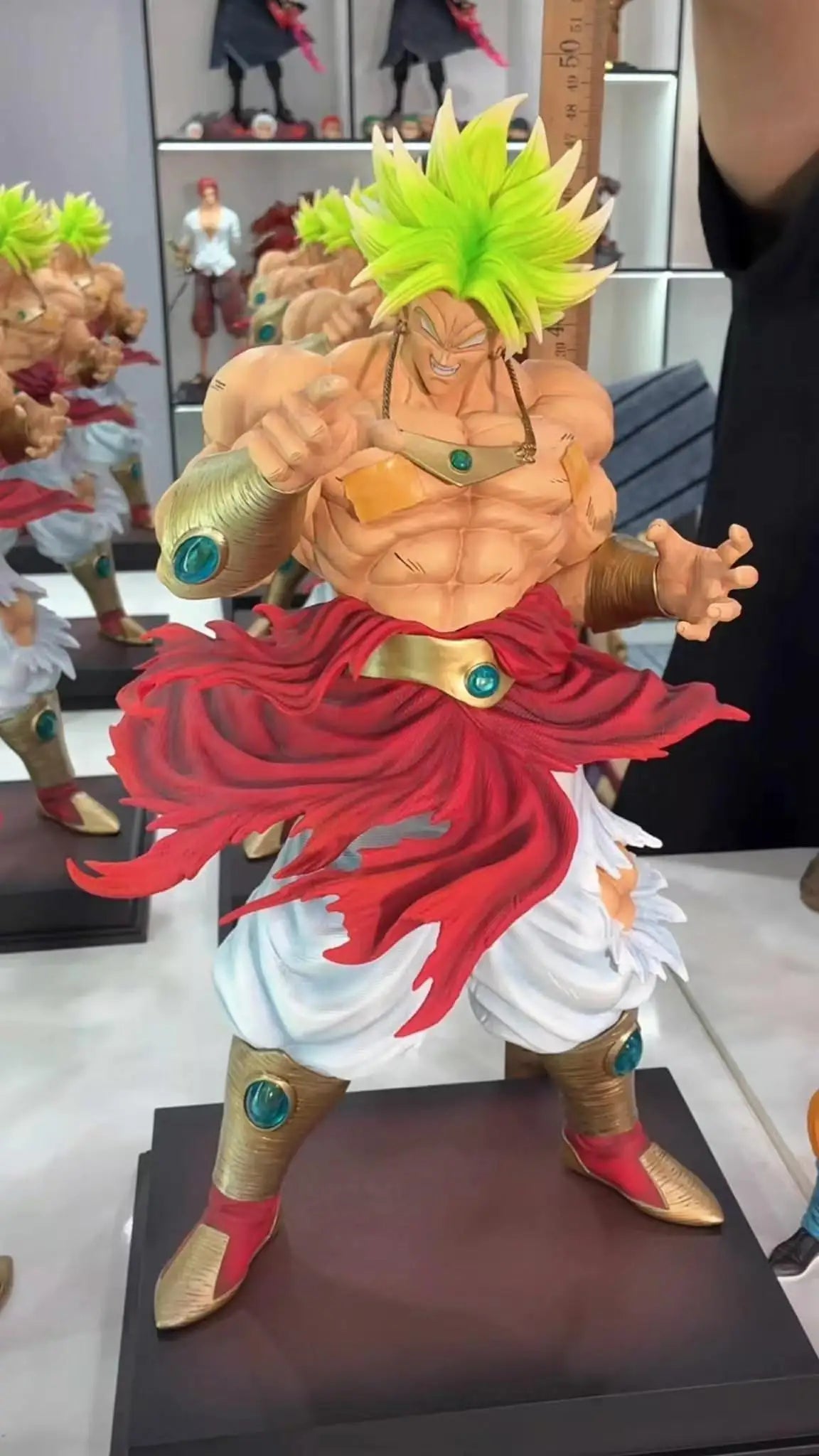 CK&Jt Statue Dragon Ball Z Broly Figure Ssj3 Broly Super Saiyan PVC Action Figures 50cm/19.69inch Collection Mode Toys Gifts