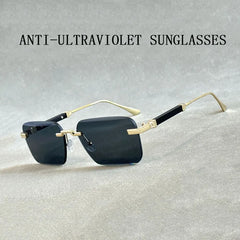 Sunglasses For Men Vintage Rimless Sunglasses Women