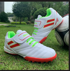 Children Football Shoes Soccer Boots Kids Boy Girl Sneakers Leather