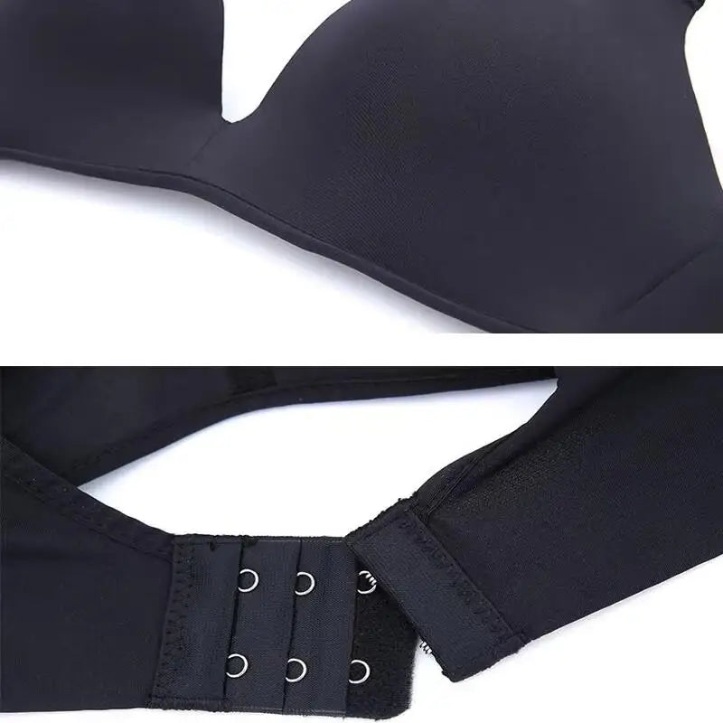 Ice Silk Women Bra Comfortable Wireless Gather Underwear For Women