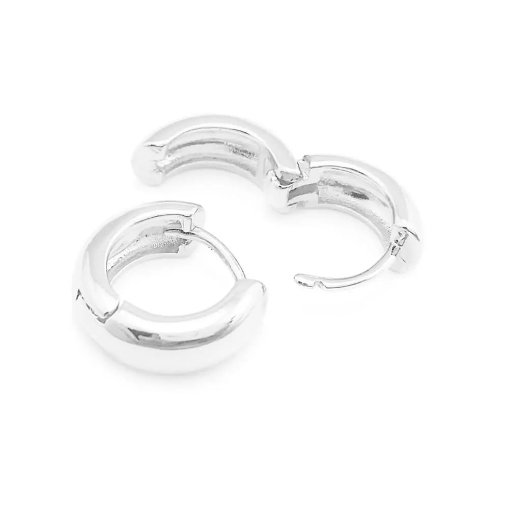 6PCS 14MM 16MM 18MM 23MM 25MM 30MM 18K Gold Color Brass Round Circle Loop Earrings Hoops Jewelry Making Supplies Accessories