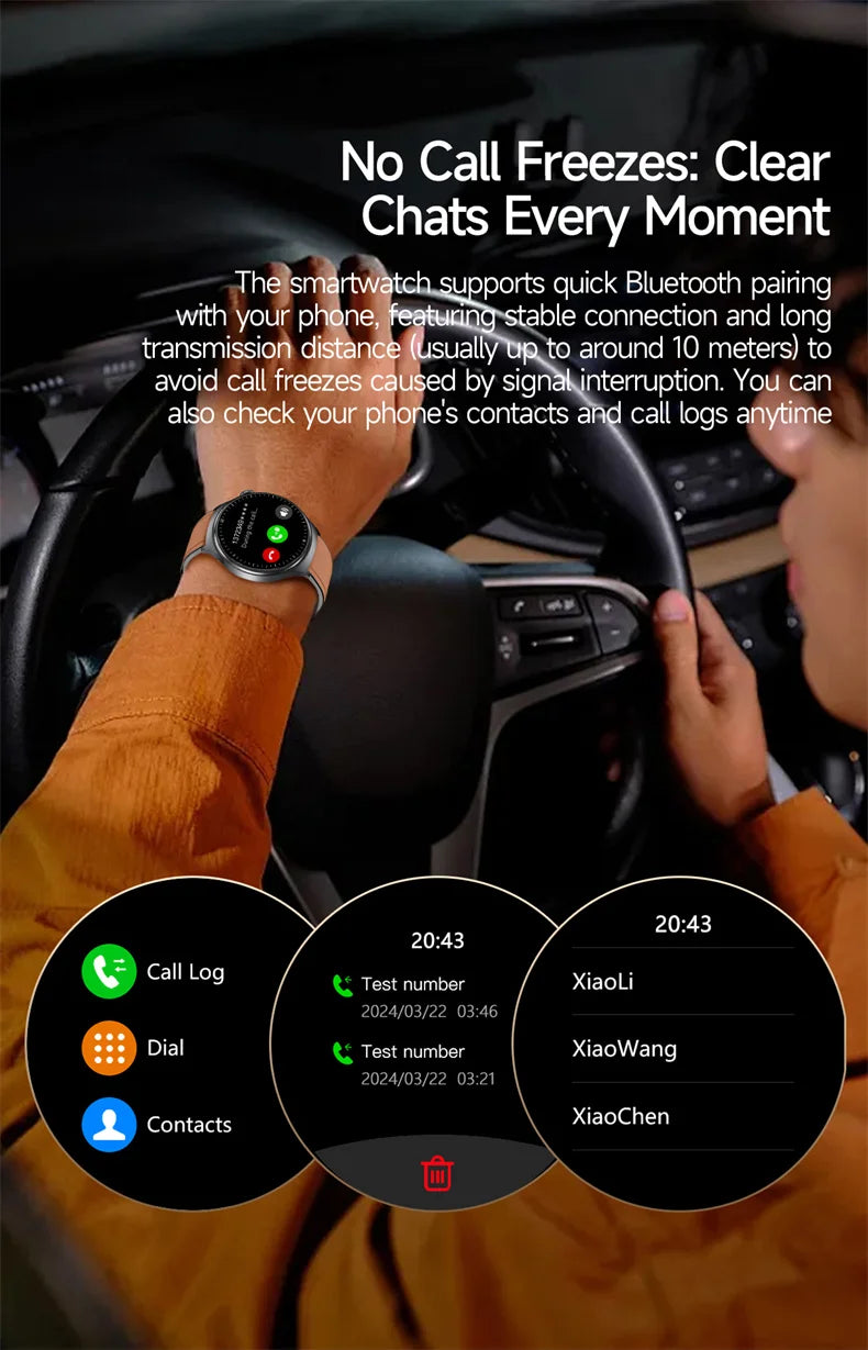 2026New Health Sport ECG AI Diagnosis Smart Watches Men Heart Rate Blood Pressure IP68 Waterproof Smartwatches For Men women