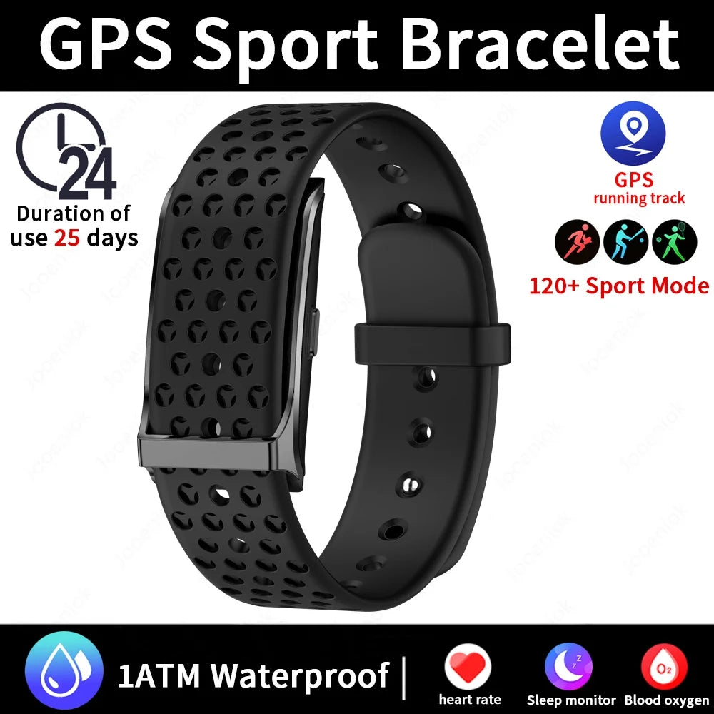 New No Screen Smart Watch Men's Sports Outdoors Fitness Heart Rate Monitor 1ATM Waterproof New Smartwatch For Android IOS 2025
