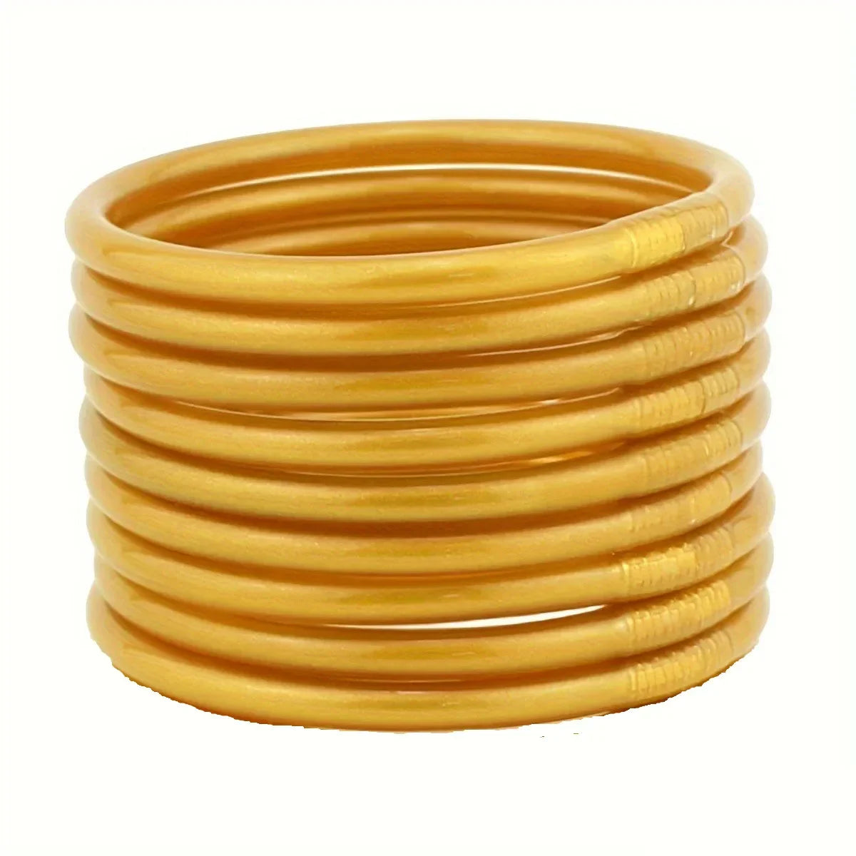 9Pcs/set Buddhist Jonc Bracelet Jewelry Lightweight Bowknot Glitter Jelly Silicone Bangle Bracelet for Women Buddha Girls