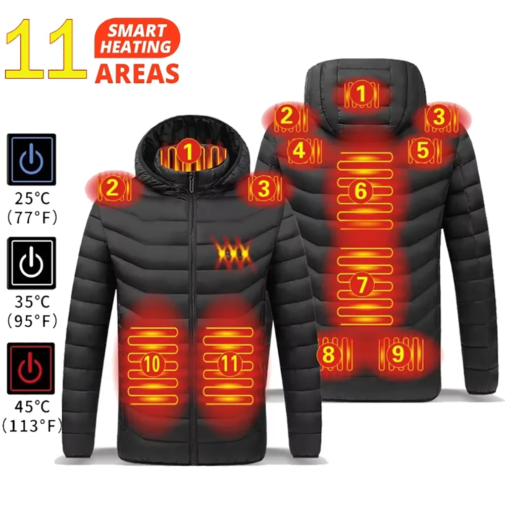 21 Areas Heated Jacket Mens Jacket Waterproof Heating Jacket Men