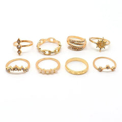 Delysia King 17pcs/set Fashion Ring