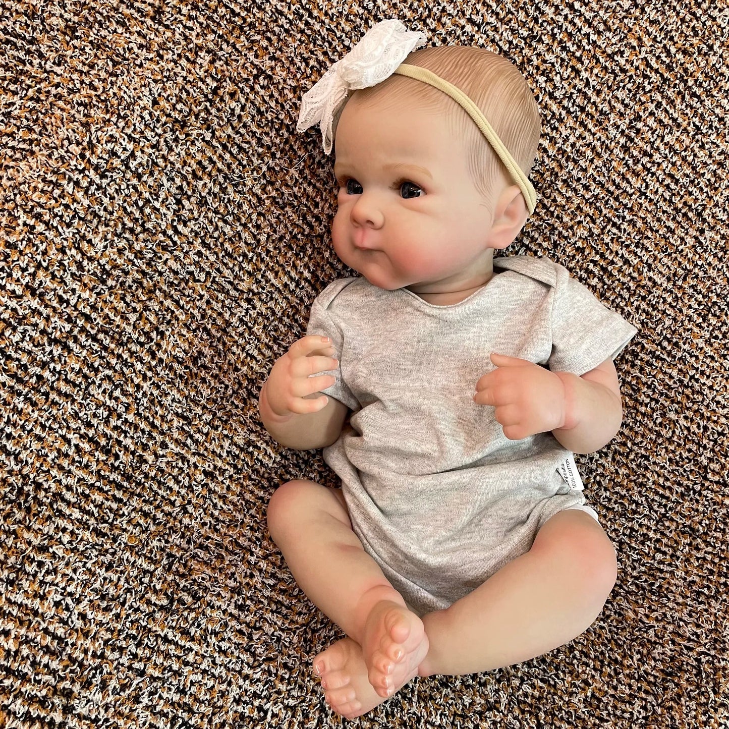 Cuddly Bettie Bebe Reborn Girl Full Body Vinyl Doll 50cm Collectible Lifelike Realistic Art Reborn Dolls muñecas reborn