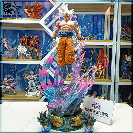 25/50cm Dragon Ball Migatte No Gokui Son Goku Kakarotto Figures Model Statue Desktop Decorative Toys Holiday Gifts Collectible