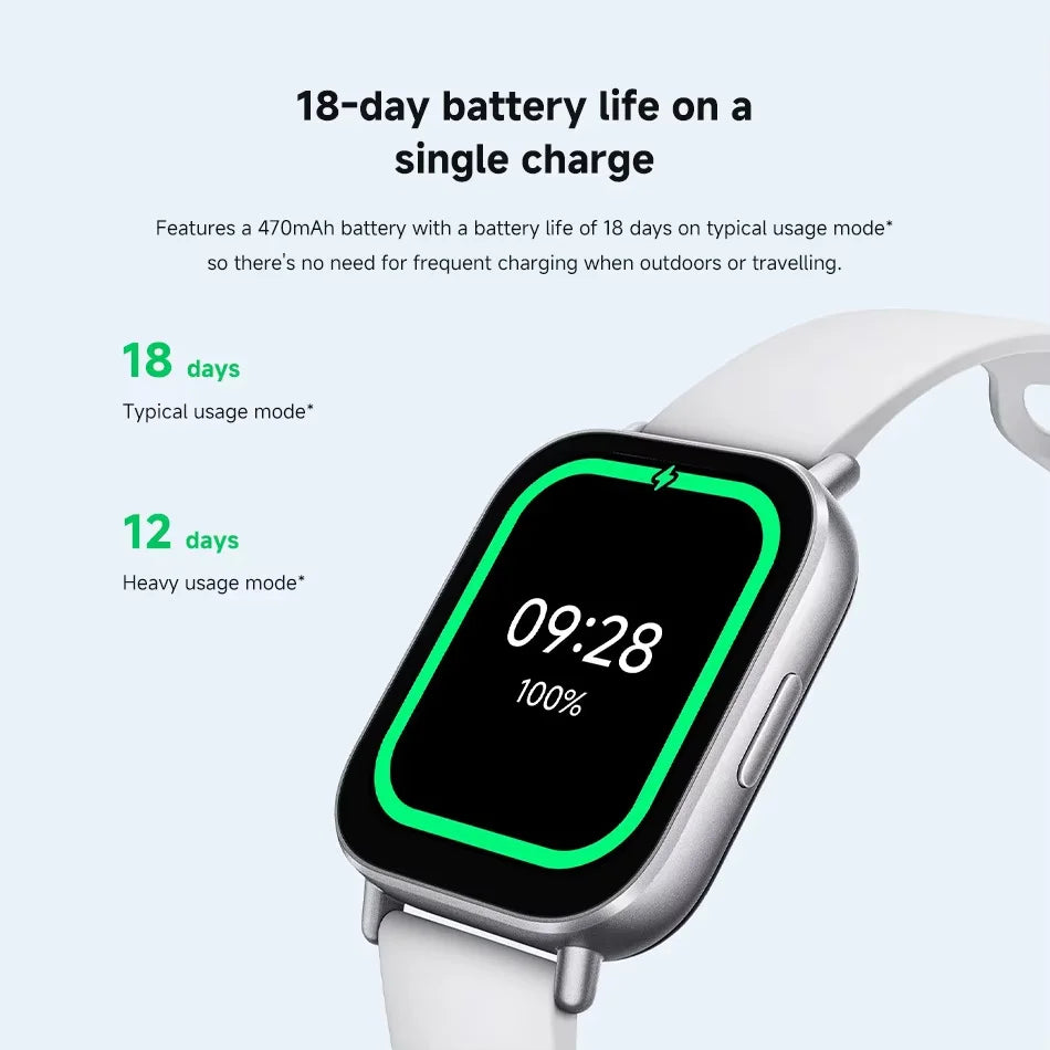 Xiaomi Redmi Watch 5 Active Global Version Smartwatch 2'' Display Bluetooth Calling 470mAh Battery 18 Days 140+ Sports Mode 5ATM