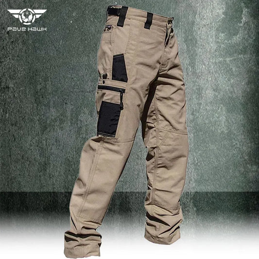 Men's Cargo Pants Multi Pockets Work Trousers Casual Tactical Pants Male Outwear