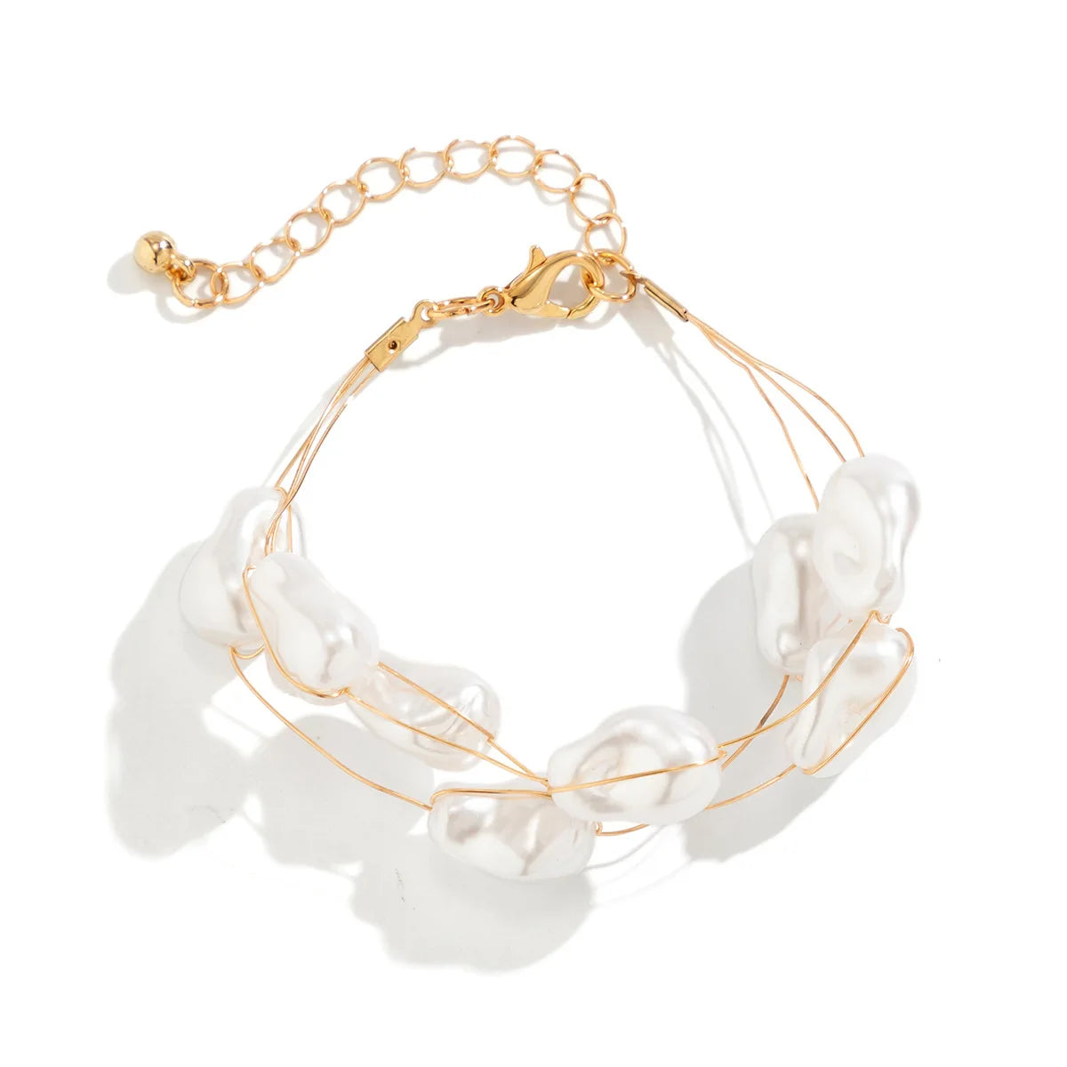 Niche Vintage Choker Beaded Clavicle Chain Baroque Imitation Pearl Necklace