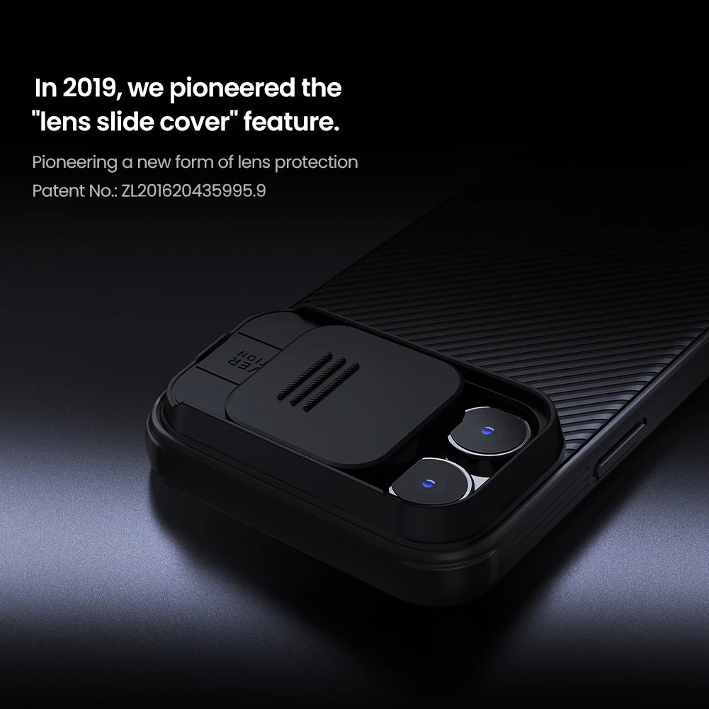 iPhone 16 Pro Max / 16 Pro Case Back Cover Slide Lens Protection Bumper Camera Protection