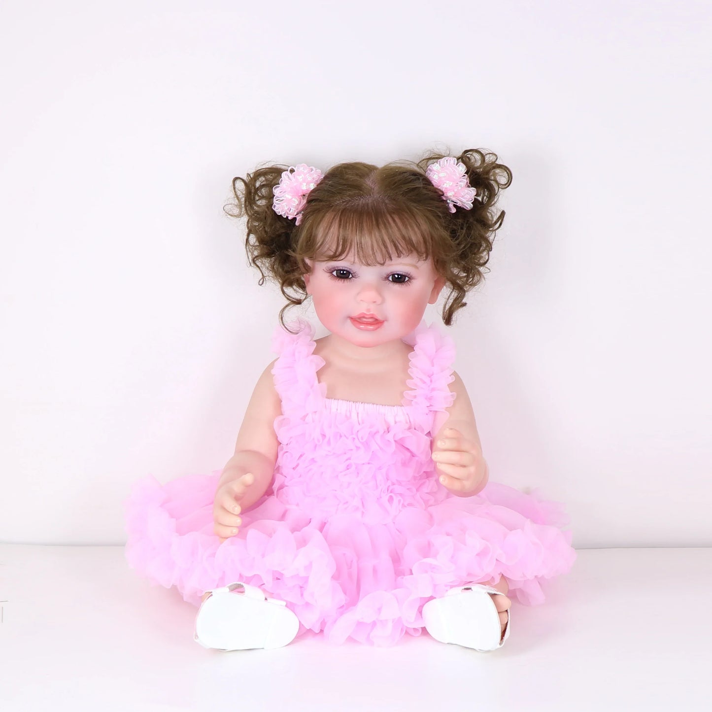 Happy Dance Reborn Toddler Doll – 22-Inch Lifelike Companion with Plush Bunny