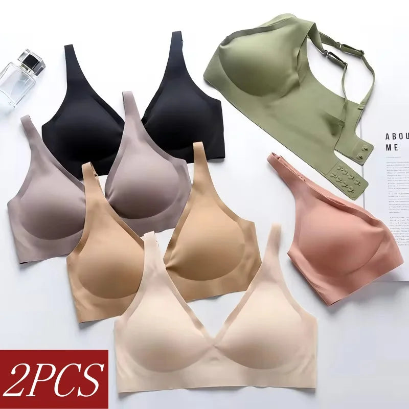Bra Women Underwear Wireless Brassiere Soft Padded Intimate Female Push Up