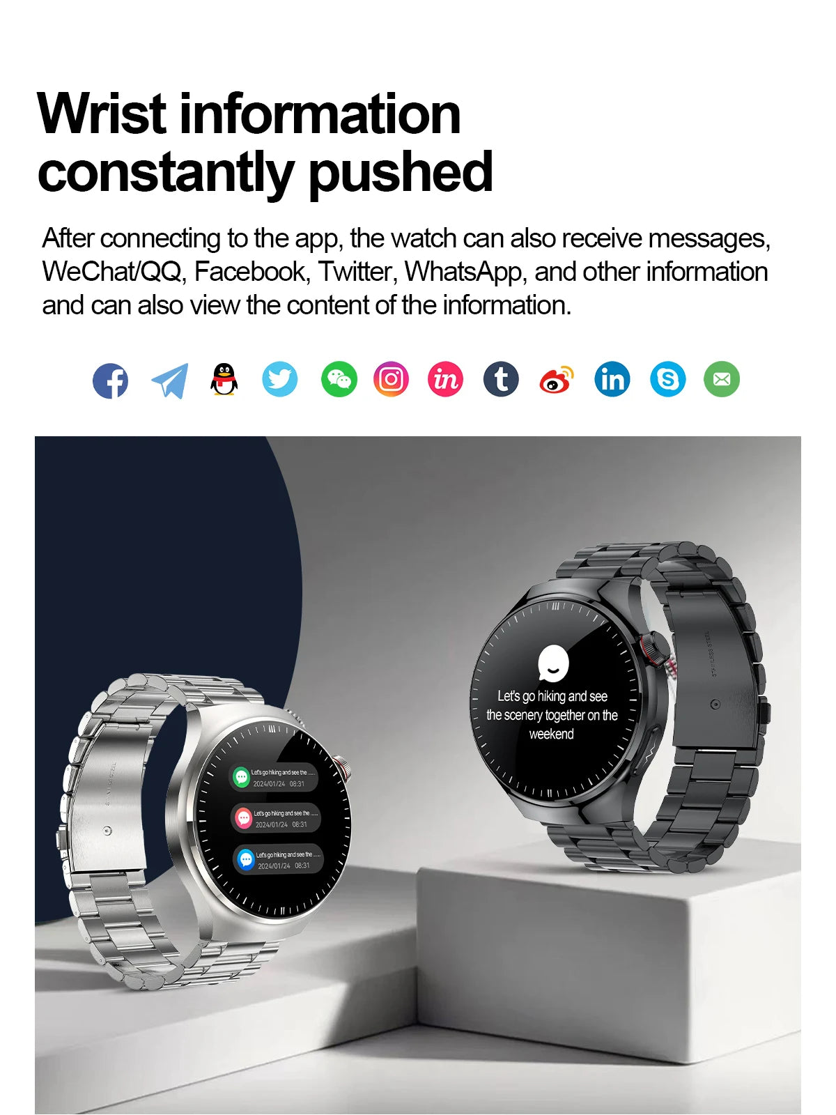 2025 New Nursing Grade Smart Watch Blood oxygen Blood Lipid Uric Acid ECG+PPG Body Temperature Bluetooth Call Health Smartwatch