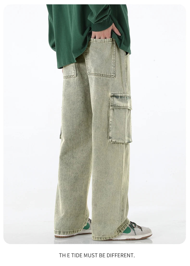 Cargo Baggy Jeans: Y2K Multi-pocket pant