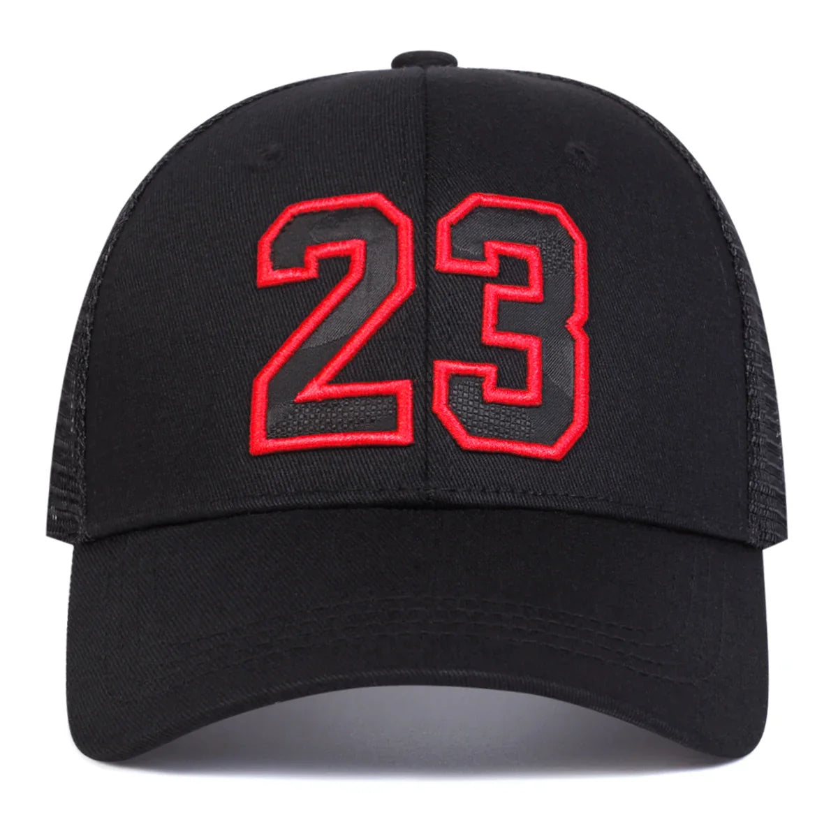 Unisex 23 Embroidery Baseball Net Caps Hip Hop Cap Spring Summer Outdoor Adjustable Casual Hats Sunscreen Hat ﻿