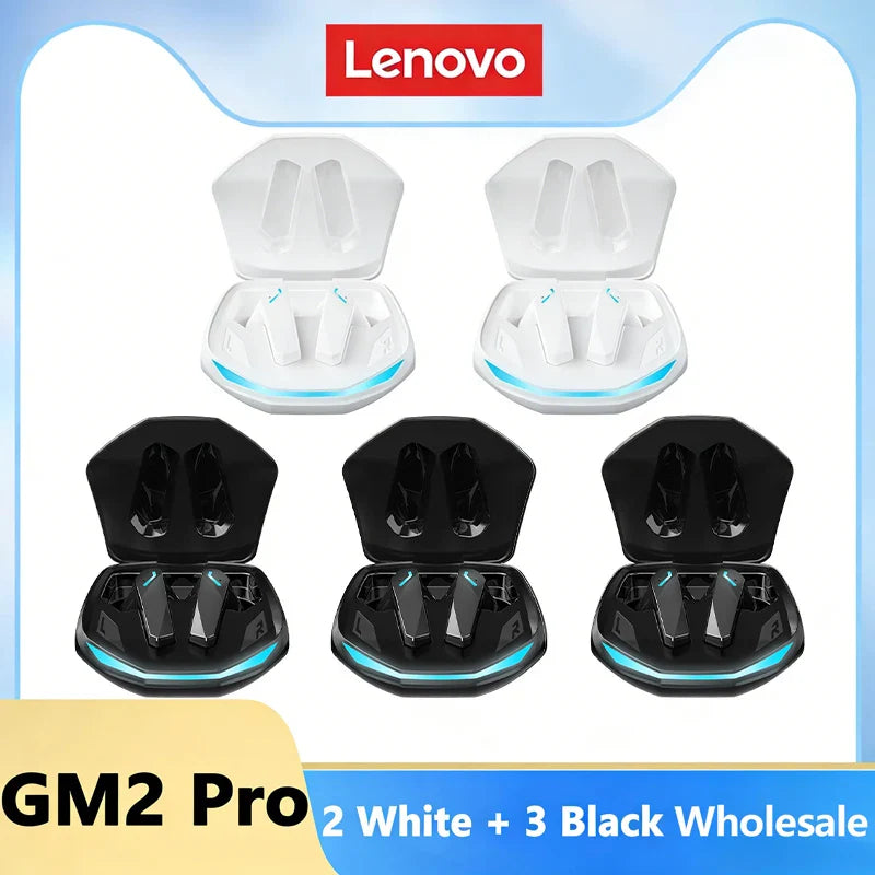 Choice Lenovo GM2 Pro Bluetooth 5.3 Earphones Sports Headset Wireless In-Ear Gaming Low Latency Dual Mode Music Headphones New