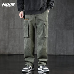 Man Cargo Pants Casual Baggy Pants Outdoor Trousers Men's Work Wear Pantalones