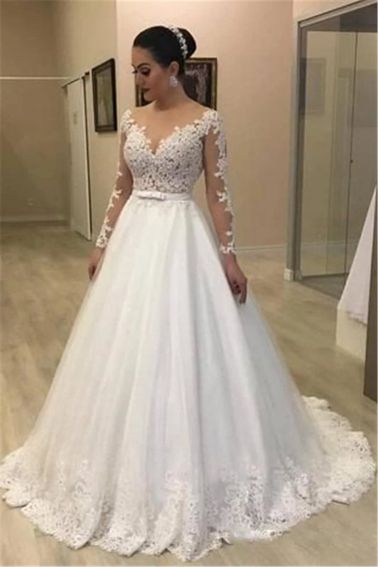 White Bridesmaid Dresses: Wedding Dresses See Through Back Custom Two Pieces