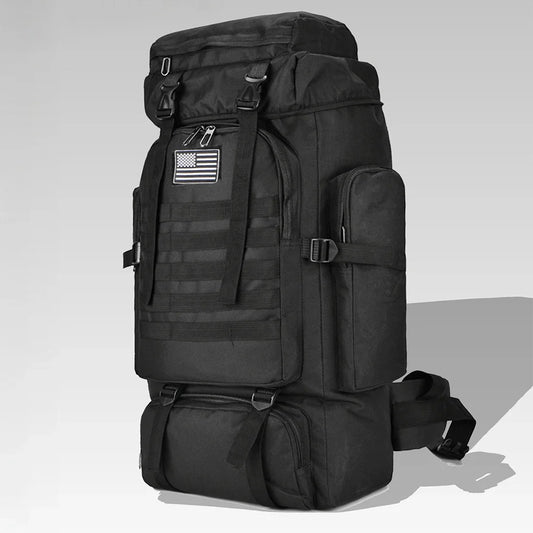 80L/100L  Mountaineering Bag Climb Bag Tactical Backpacks Large Backpack Outdoors Hiking Camping Travel Bags