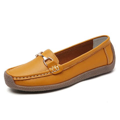 Spring /Autumn Flats Genuine Leather Moccasins Woman Casual