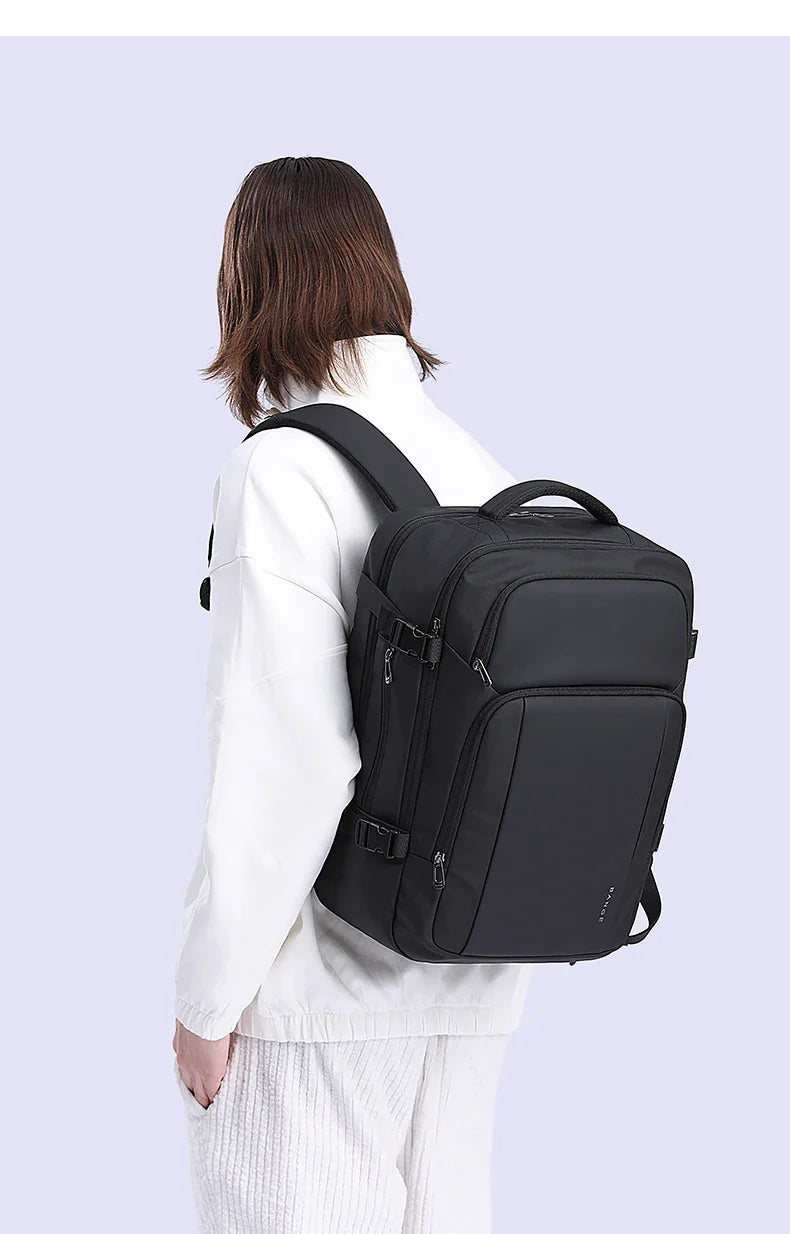 BANGE New Design Large Capacity Oxford Men 15.6 inch Laptop Backpack Softback Business Waterproof Backpacks with USB Charing