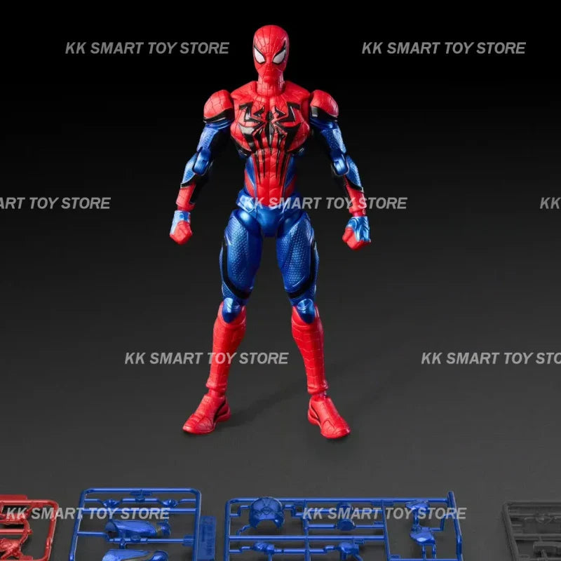 New Blokees Marvel Rivals Champion Class Spider-Man Venom Model Kit Buildable Action Figure Blind Box Collectible Assembly Toys