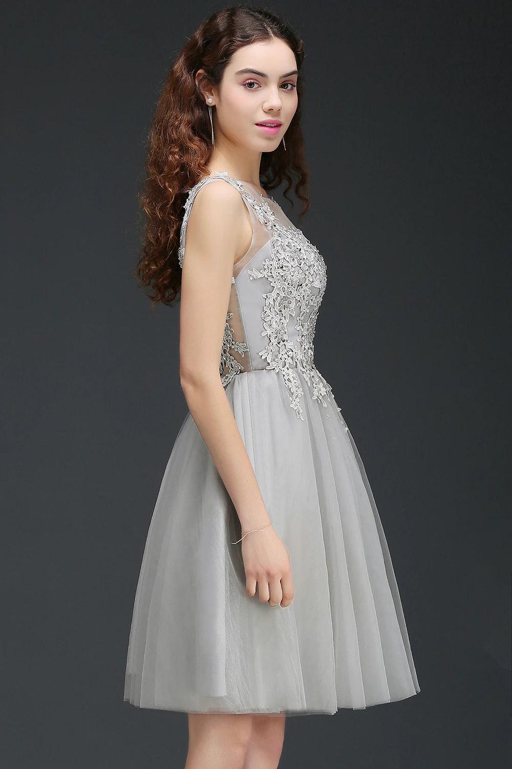 Homecoming Dresses: Evening Dresses O Neck Graduation Prom Cocktail Party Gowns