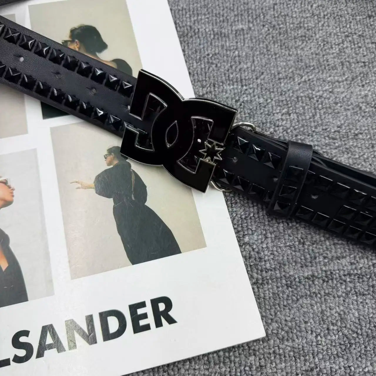 2026 Luxury Punk Belt for Women & Men – Y2K Style, Studded Design, High-Quality, Fashionable Metal Buckle
