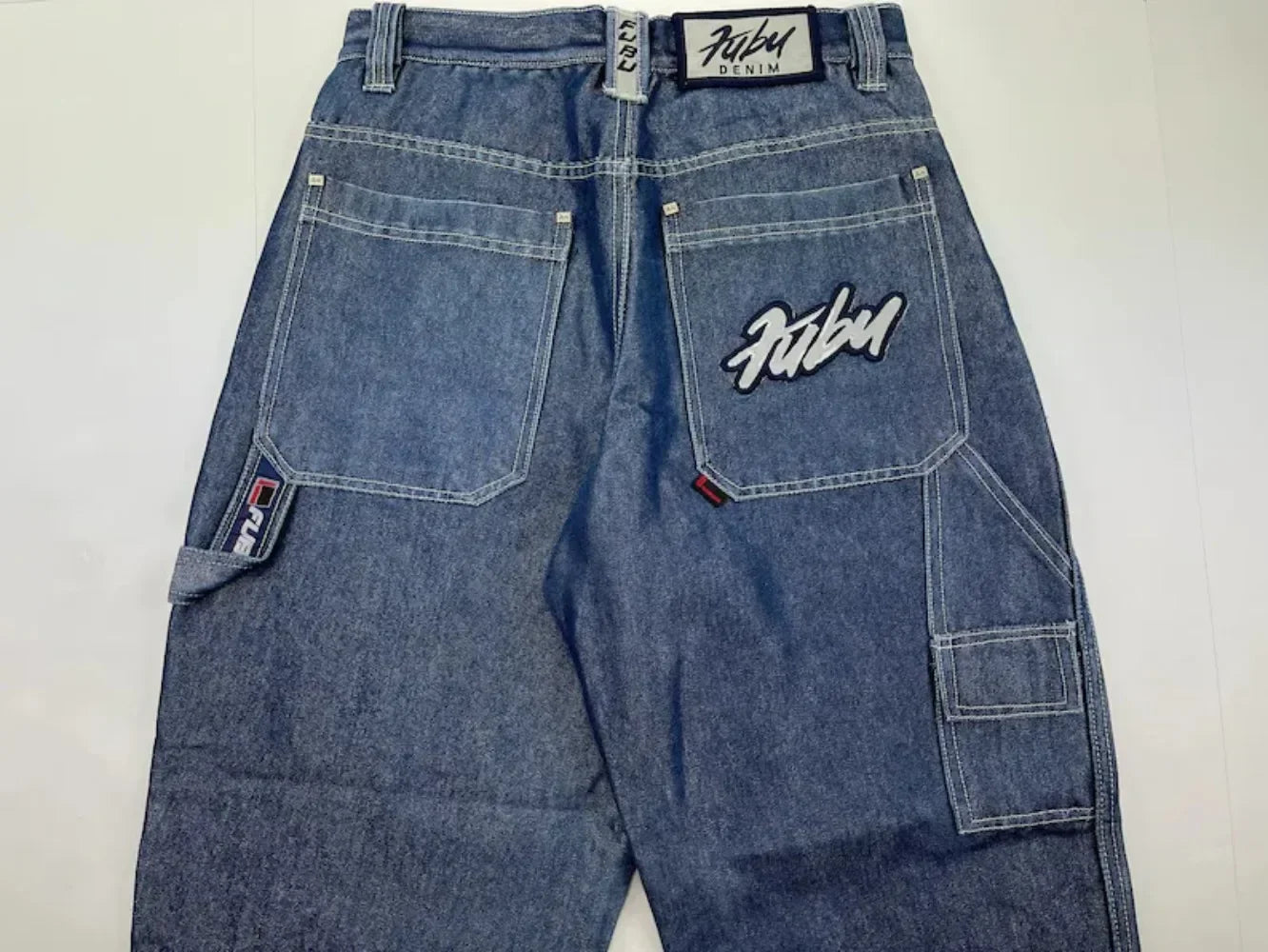 Jeans Men Y2K Hip Hop Letter Graphics Vintage Baggy Harajuku Denim Pants