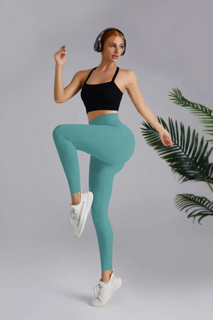 Factory Direct Supply Yoga Pants Women's Seamless Knitted Tight