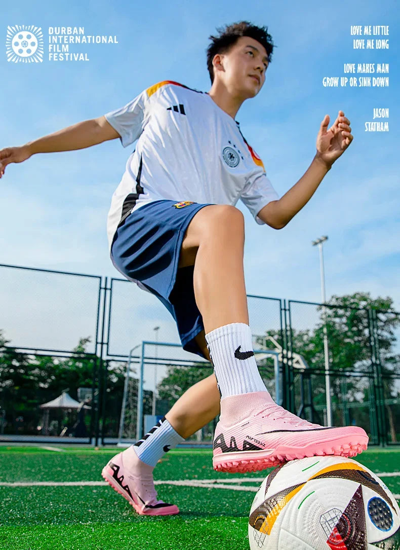 Men Soccer Shoes Society Cleats Original Professional Indoor Football Field Boots