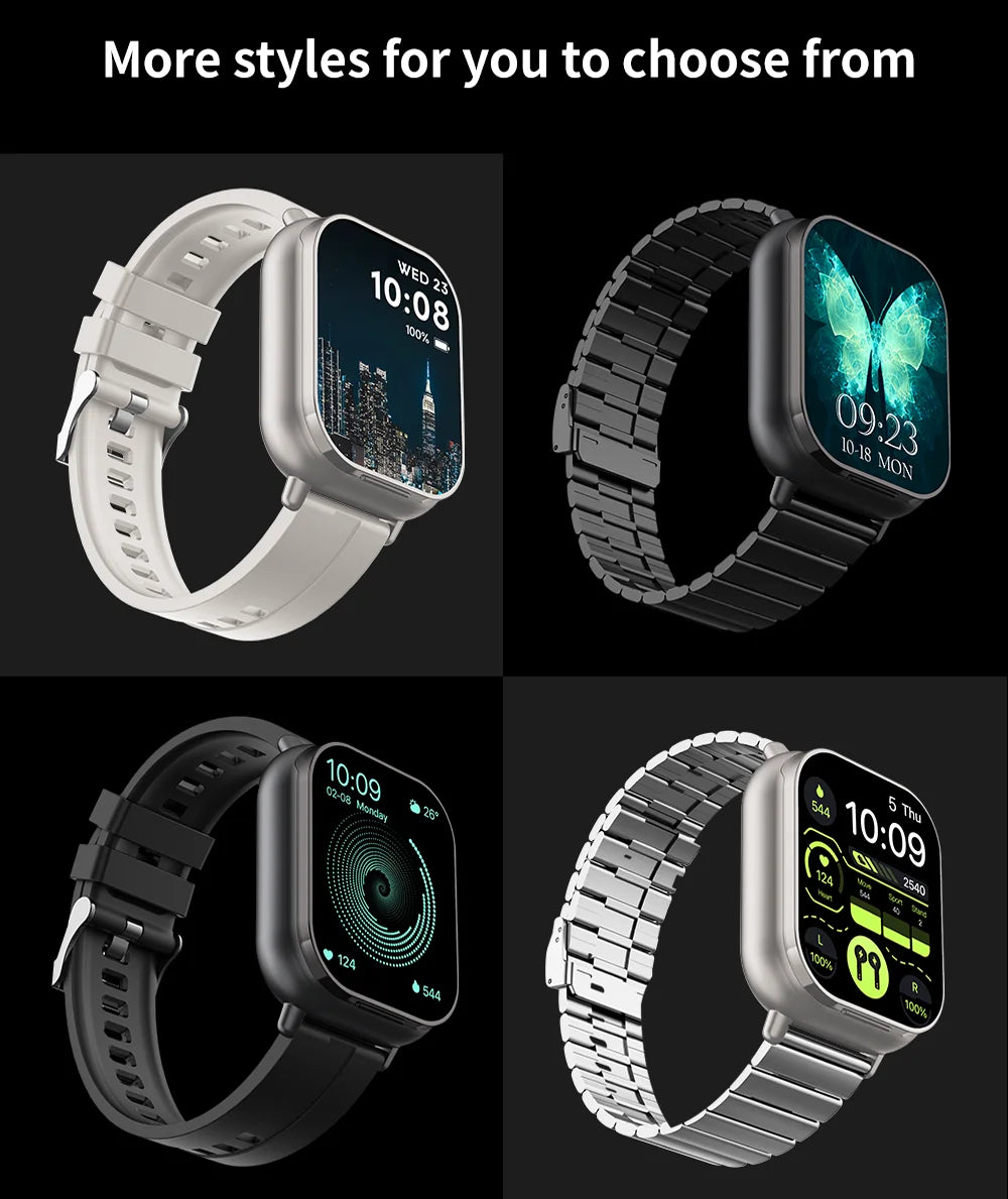 2026 New Smart Watch TWS 2-in-1 Bluetooth Earphones HIFI Sound Quality GPS Heart Rate Bluetooth Call For Men Women Smartwatches
