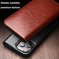 Case for iPhone16 15 14 13 12 11 Pro Max Mini Genuine Leather Fashion Cover for XR XS Max 7 8 16 Plus Card Slot