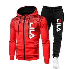 Men's Sportswear Zipper Bag Fashion Casual Printing Men's Zipper Jacket