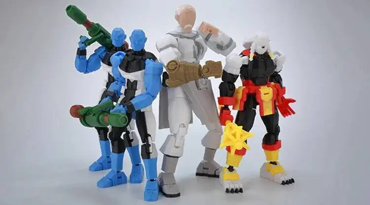 9L3D Printed Invincible Boy Lucky13 Dummy13 Conquer LEX Allen Superheroes Anime Toys Action Figures Mannequin Model Ornaments