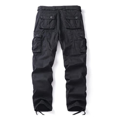 Men's Casual Cargo Pants Workout Joggers Stretch Sweatpants Hiking