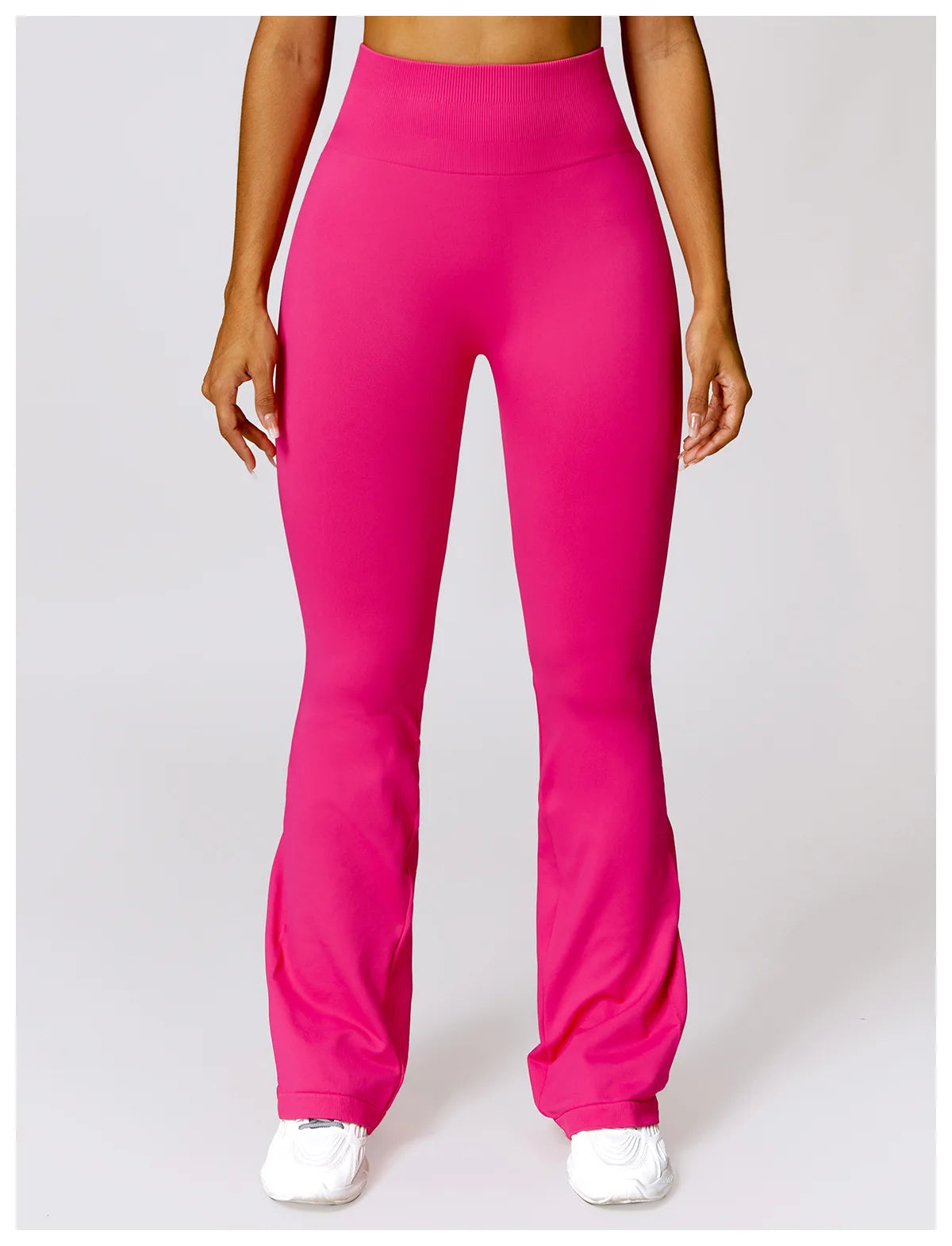 Seamless Flared Leggings Scrunch Sports Leggings Women Gym Yoga Flared Pants