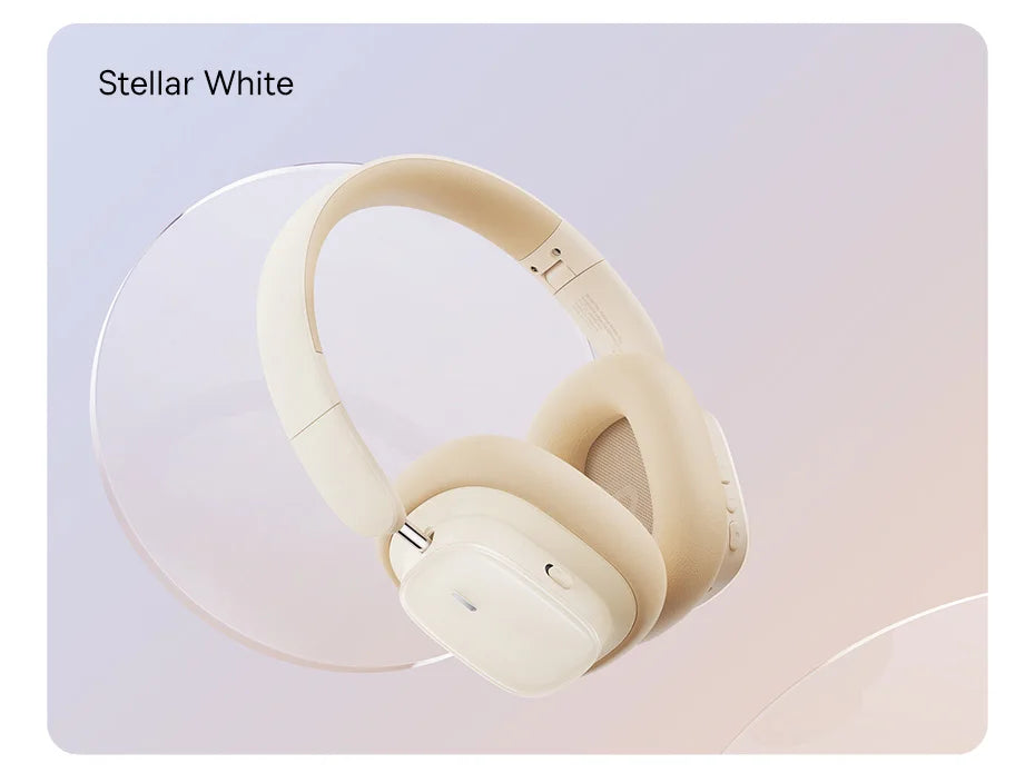 Baseus Bowie H1i Wireless Headphones Bluetooth 5.3 Active Noise Cancellation Headsets Overhead Hi-res Spatial Audio Headphone
