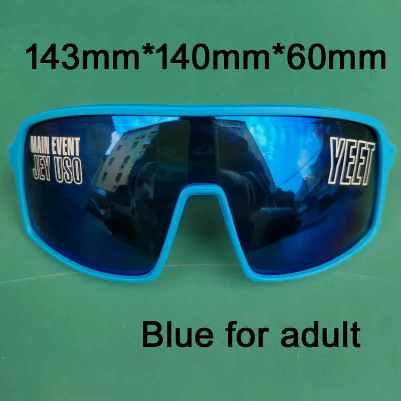 Jey Uso YEET Sunglasses Sports Shades MAIN EVENT Blue Glasses Bloodline USOS RARE colors  Motorcycle glasses