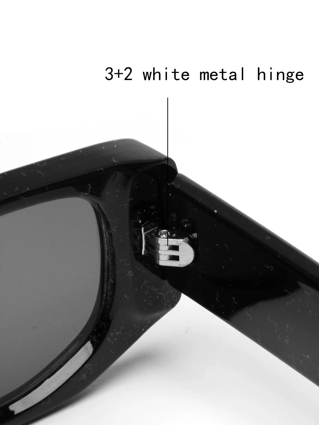 Ruiao 2025 new black classic retro designer branded concave irregular thick frame men women fashion sunglasses