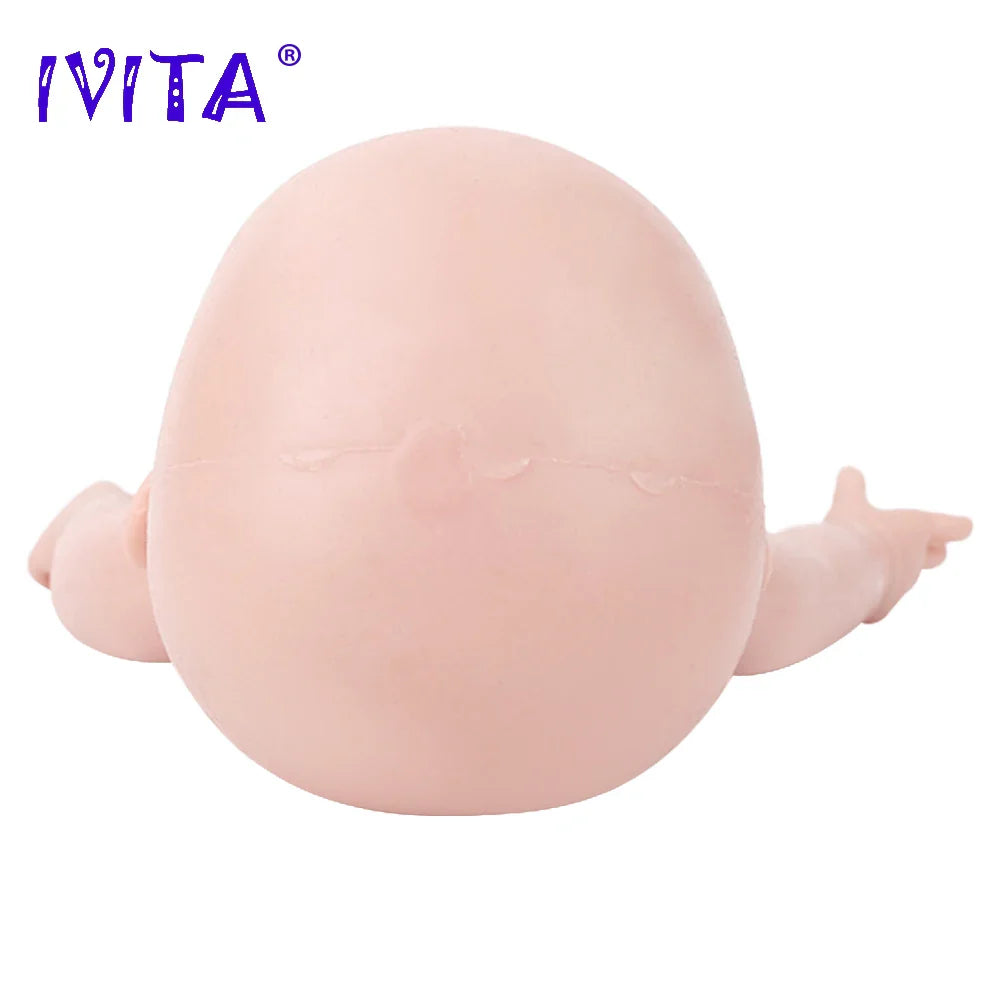 IVITA WG1554 14.96 inch 1.58kg 100% Full Body Silicone Reborn Baby Doll Soft Dolls Realistic Girl Baby DIY Blank Children Toys