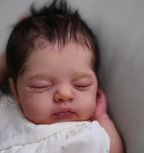 19inch Lily and Irys New Arrival Unfinished Unpainted Twins Reborn Doll Kit Soft Touch Fresh Color with Cloth body included