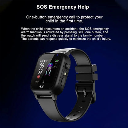 Kids Smart Watch 4G Multifunctional Waterproof SOS GPS Location Camera Call Sim Card Child Gifts Sports Digital Watches Tracker